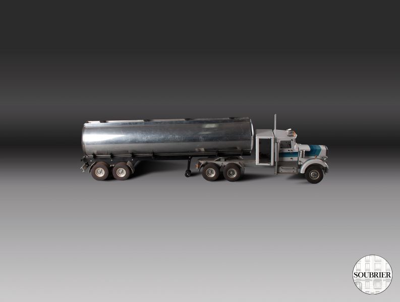 Large model of a tanker