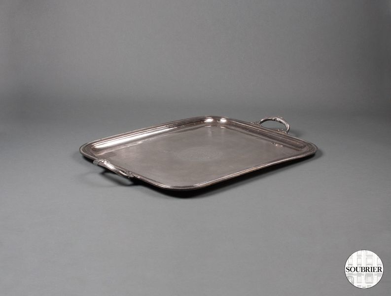 Large silver plated tray