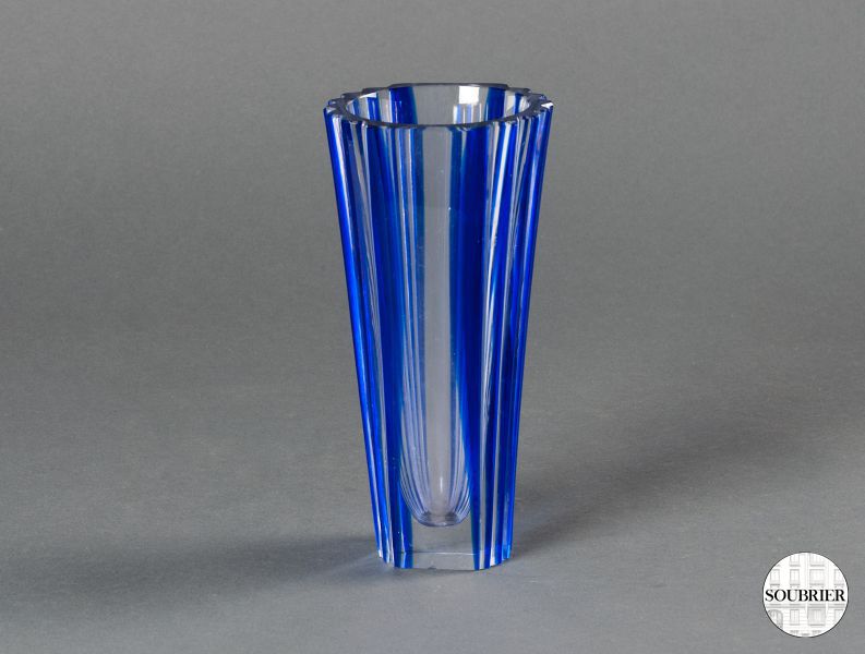 Vase en cristal Bohême