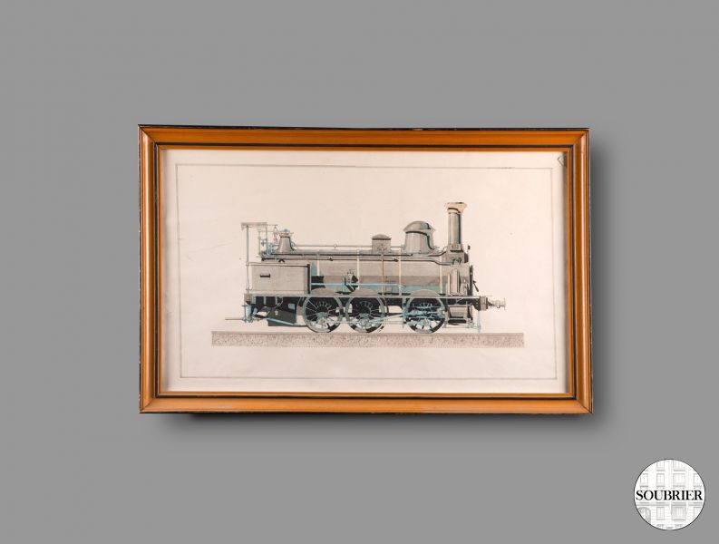 Locomotive drawing