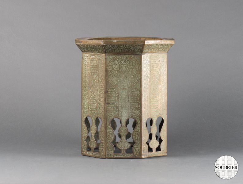 copper moroccan stool