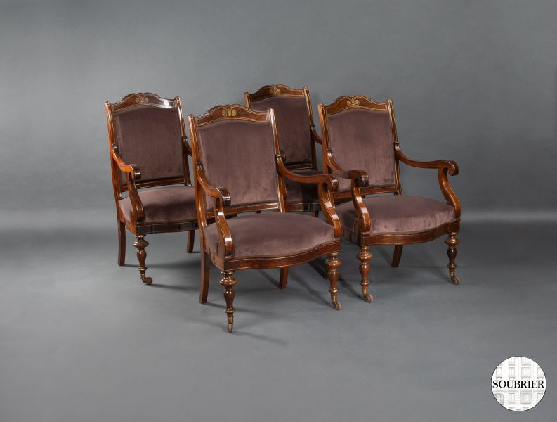 4 chairs nineteenth