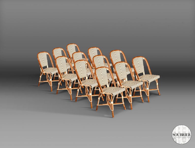 20 chaises de bistrot