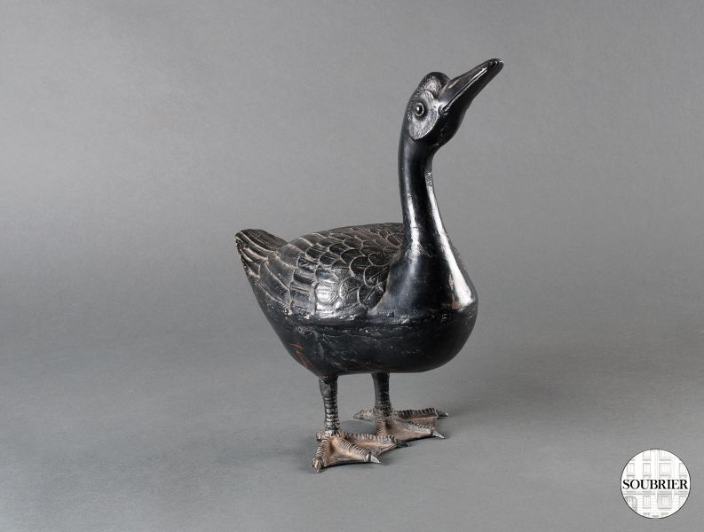 Canard en bronze
