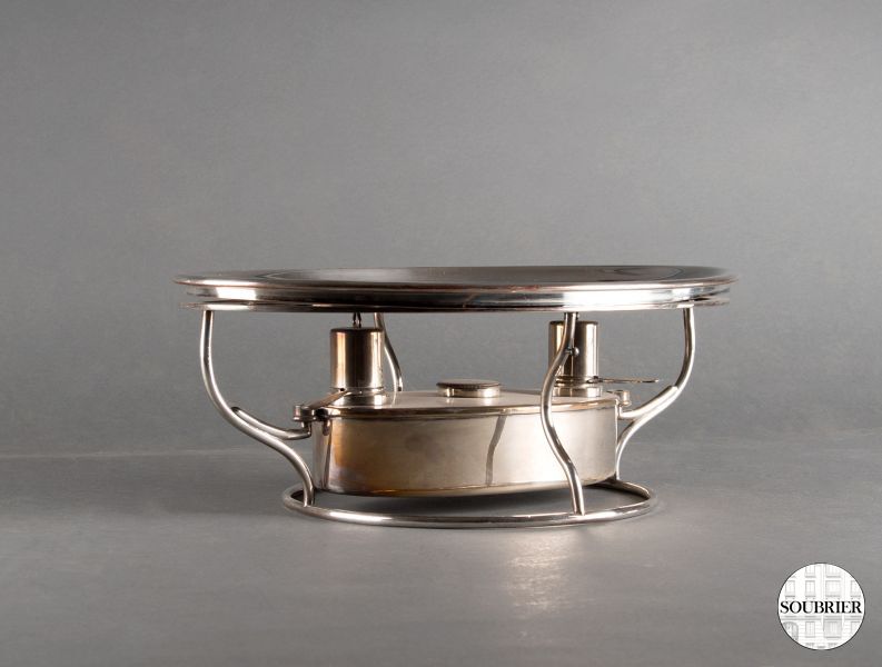 Silver-plated chafing dish