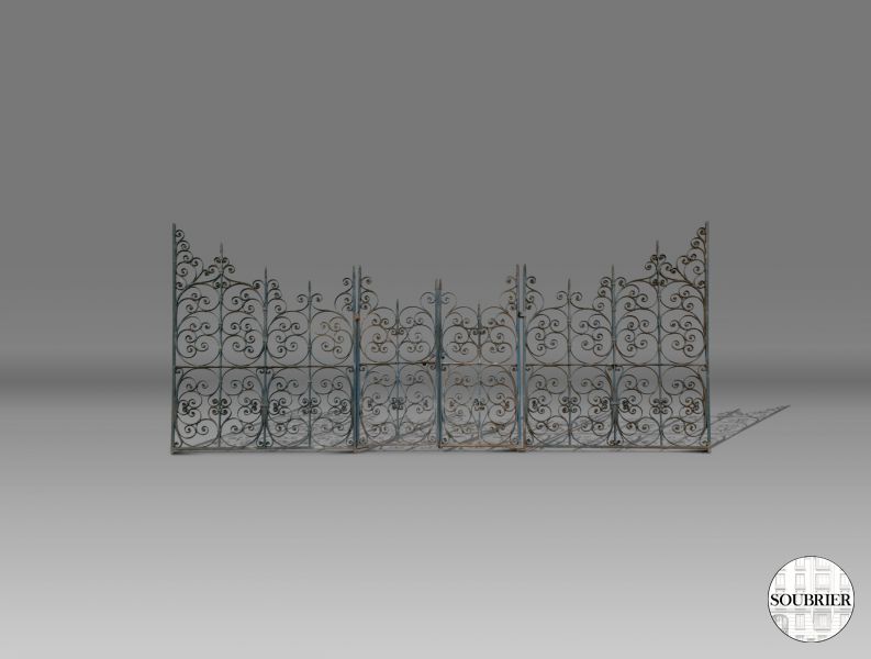Antique wrought-iron gate