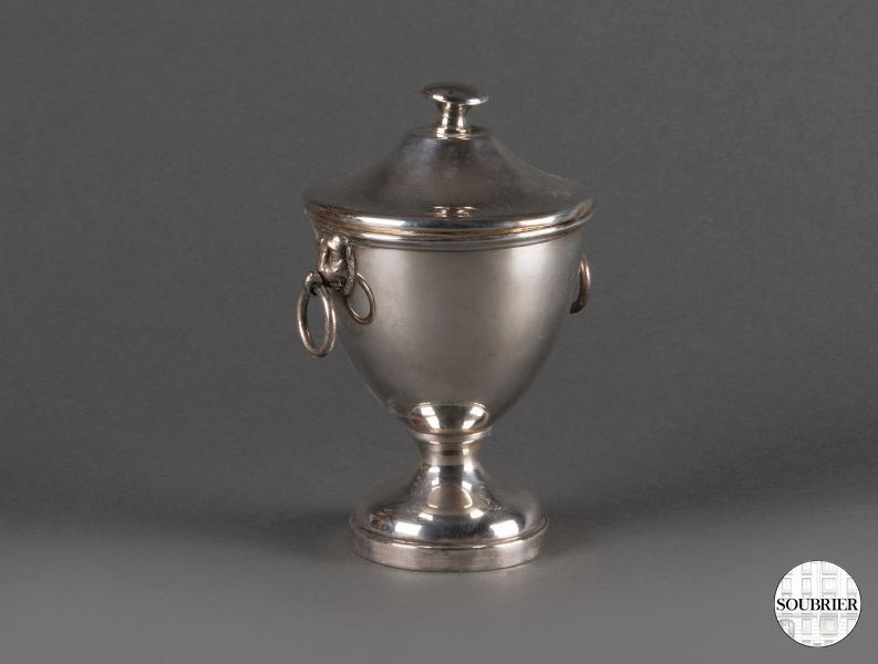 Silver-plated urn