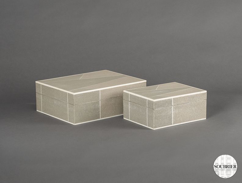 Shagreen boxes