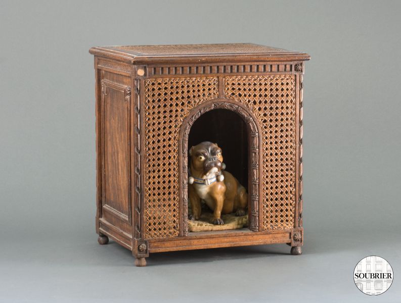Antique cane dog kennel