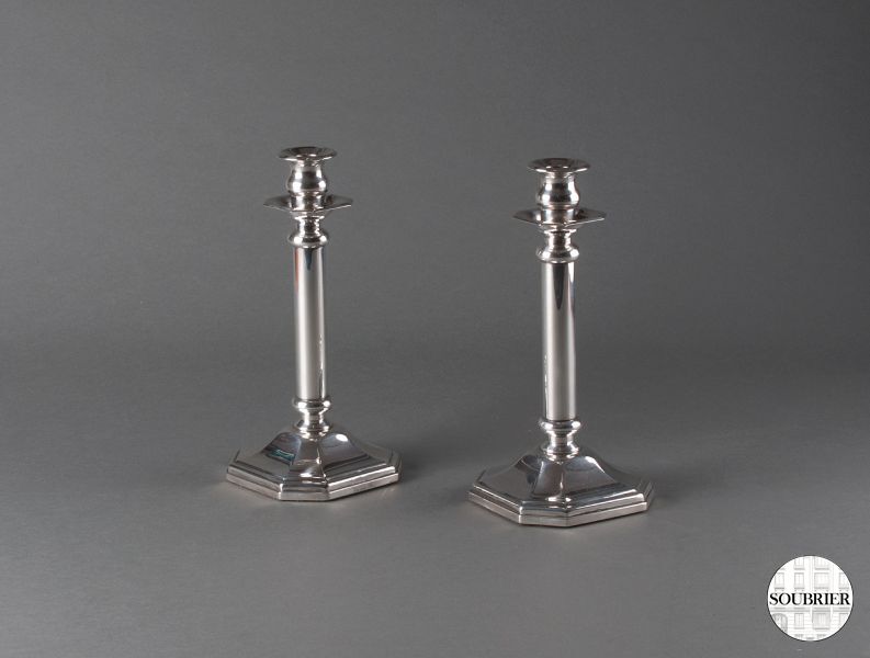 Pair of candlesticks Medici style