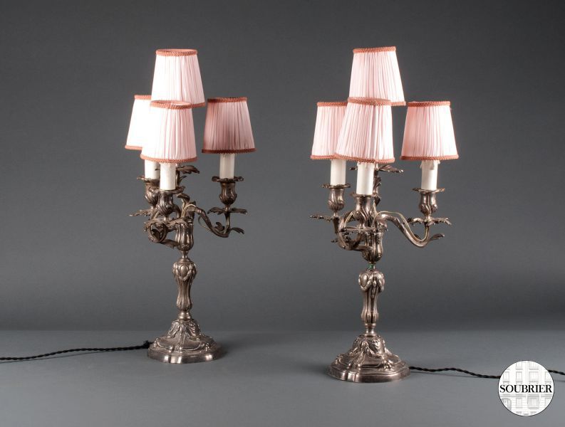 pair of candelabre