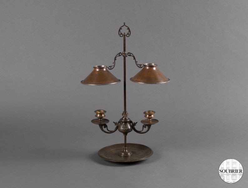 Small bouillotte lamp