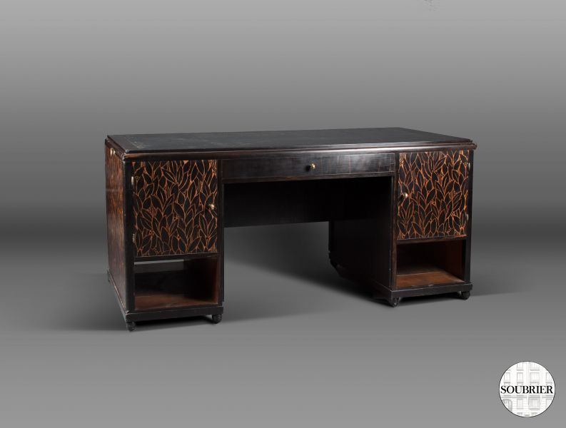 Macassar ebony Art Deco desk