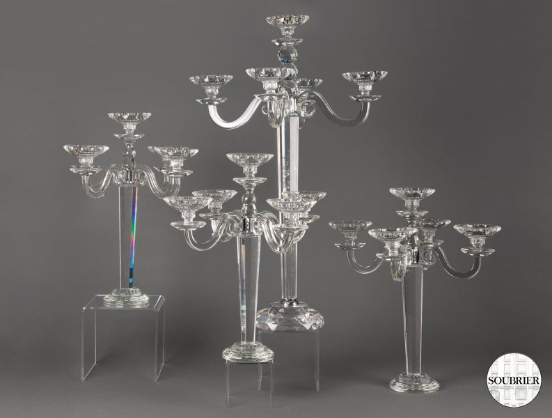 Crystal candelabras