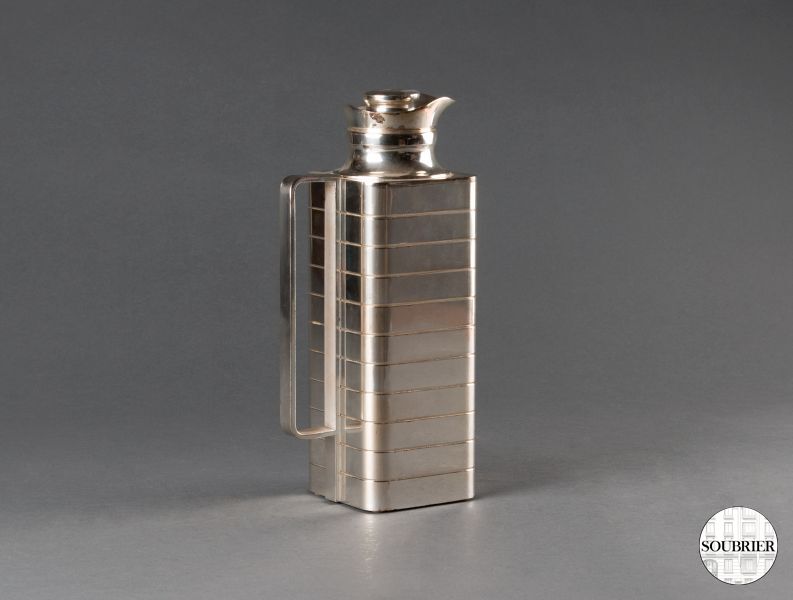 Chrome-plated thermos bottle