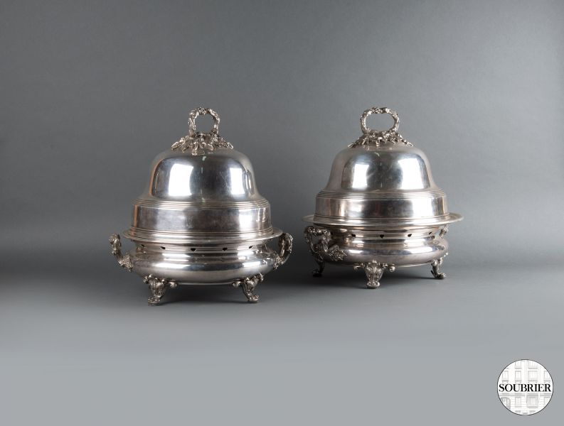 Pair of chafing dish