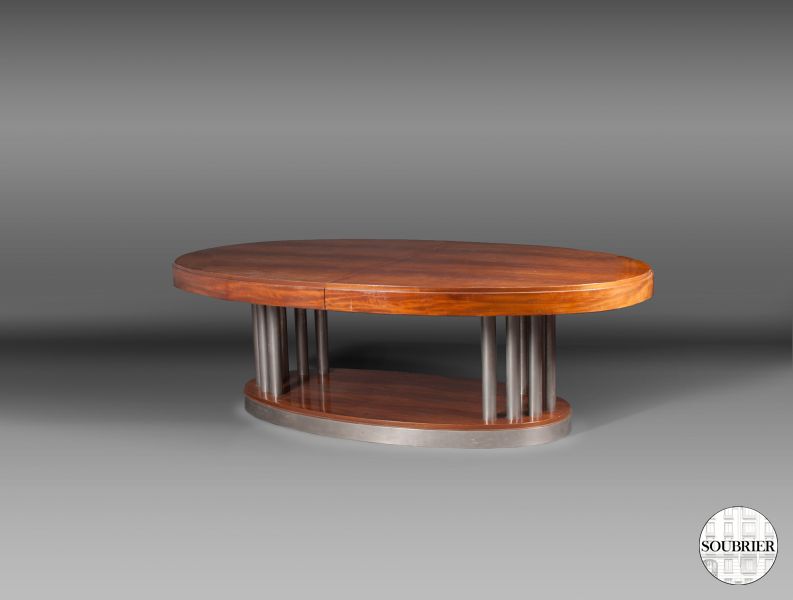 Oval Soubrier dining table