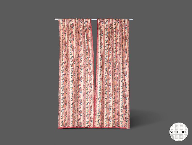 striped curtain