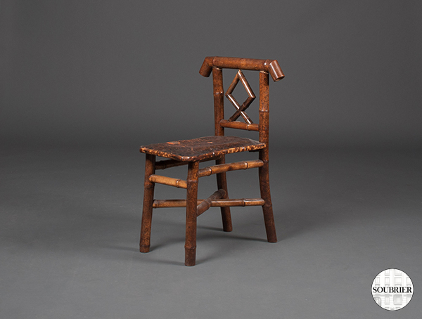 Chaise en bambou 1900