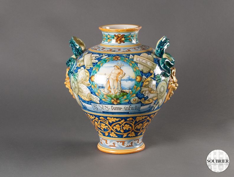 Castelli blue vase