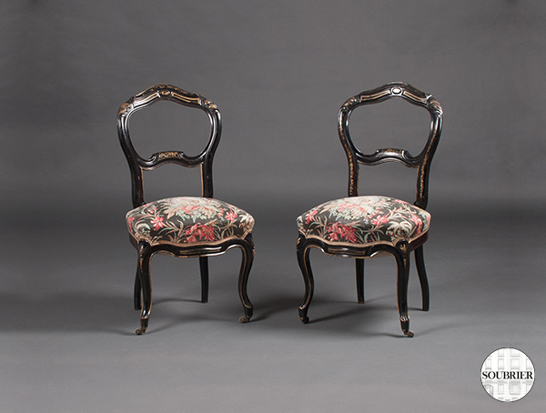Napoleon III Tiger Hunt chairs