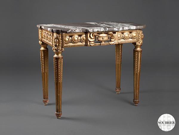 Giltwood console