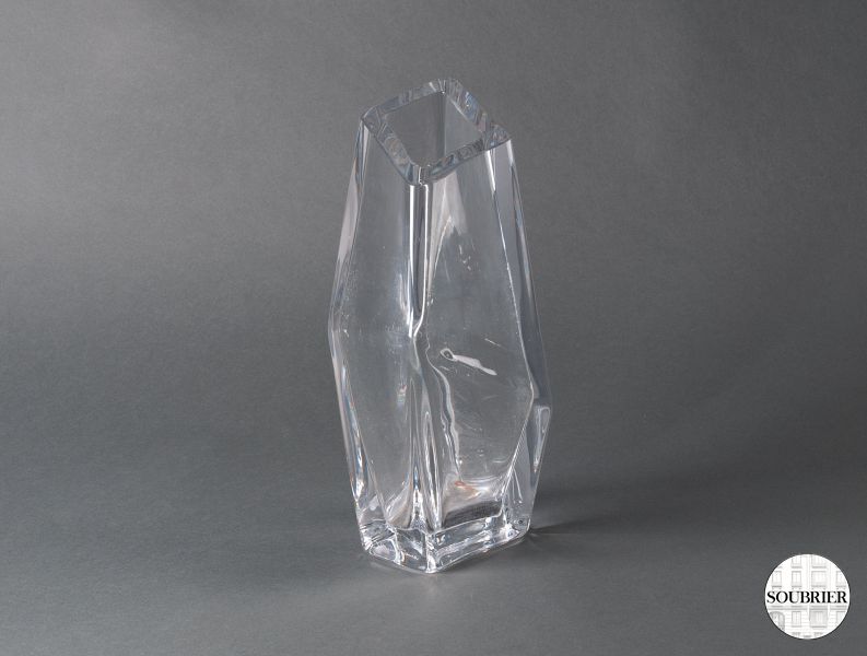 Daum crystal vase
