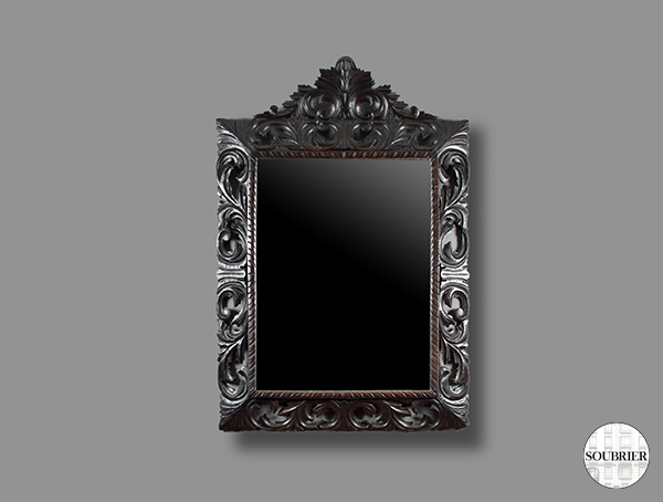 Mirror carved