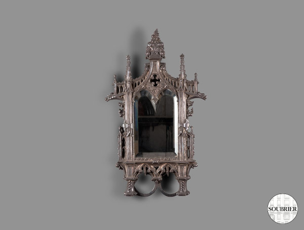 Miroir style gothique XIXe
