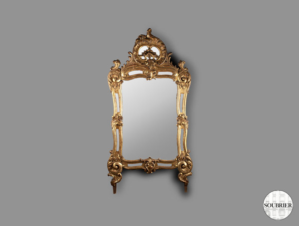 Louis XV gilt mirror