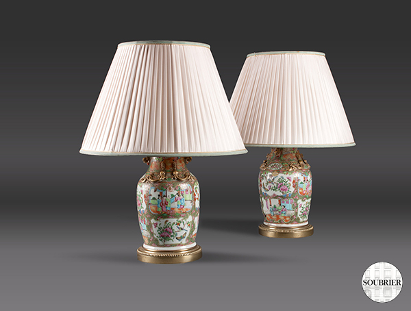Chinese vases lamps