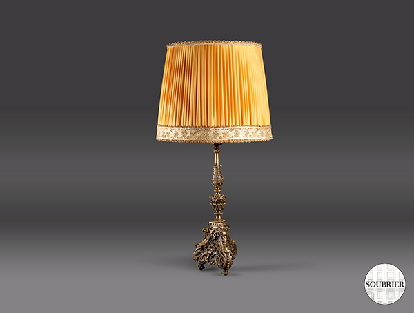 Lampe en bronze Louis XIV
