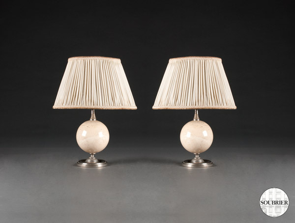 Pair of lamps twentieth