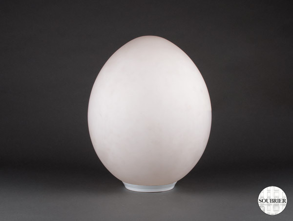 Egg Lamp in opaline