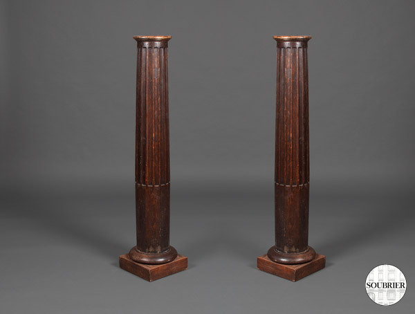 Pair of columns nineteenth