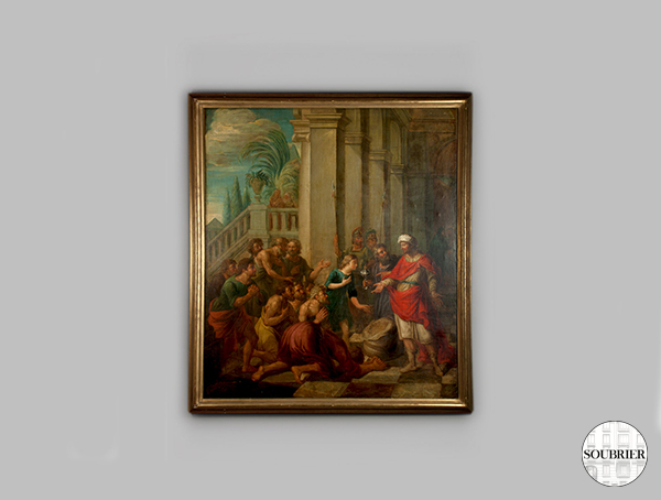 Great neoclassical canvas