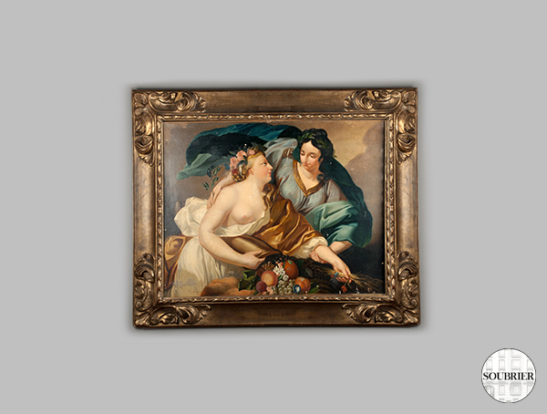 Vigee Lebrun painting after