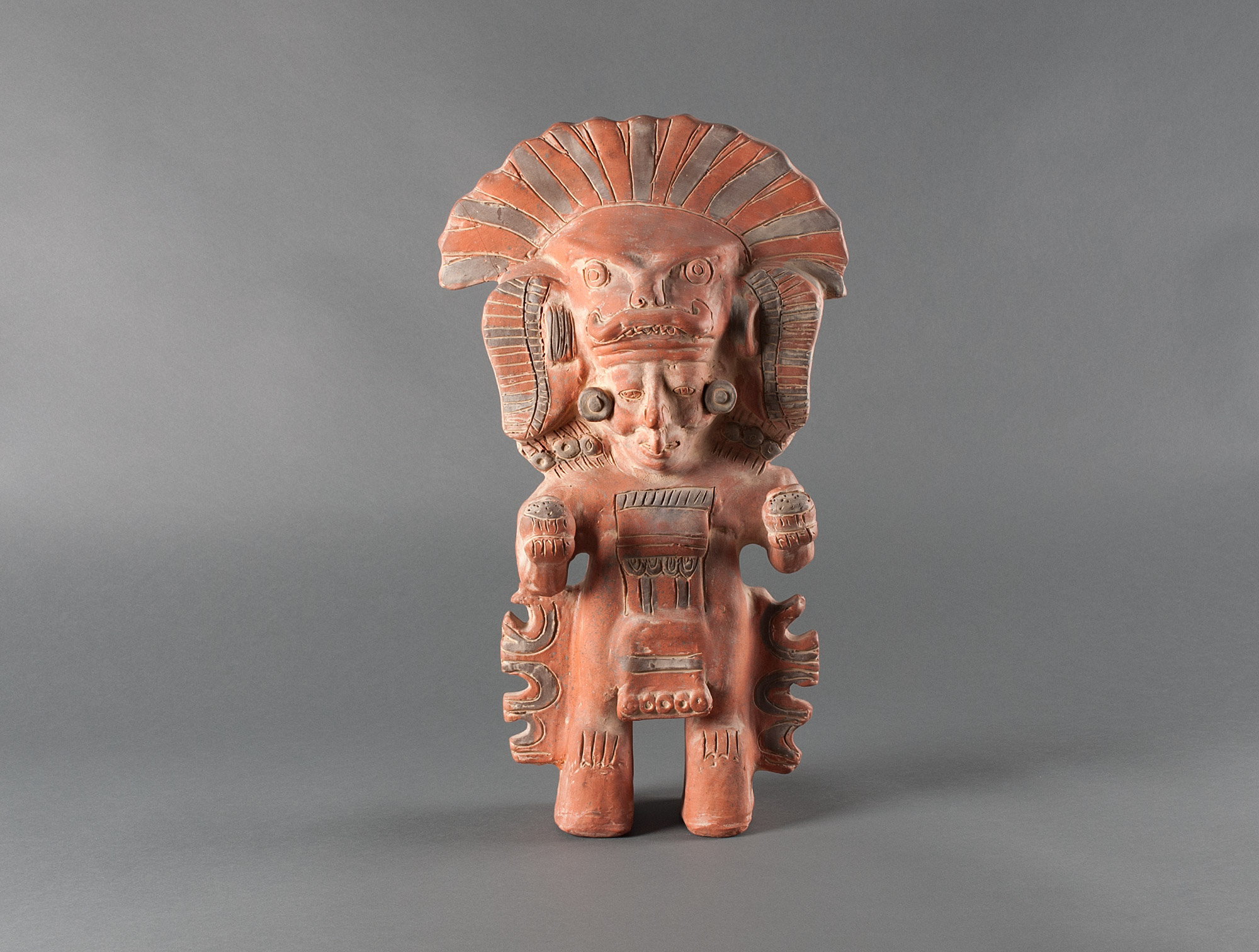 Artisanat mexicain : Petites statues décoratives terre cuite