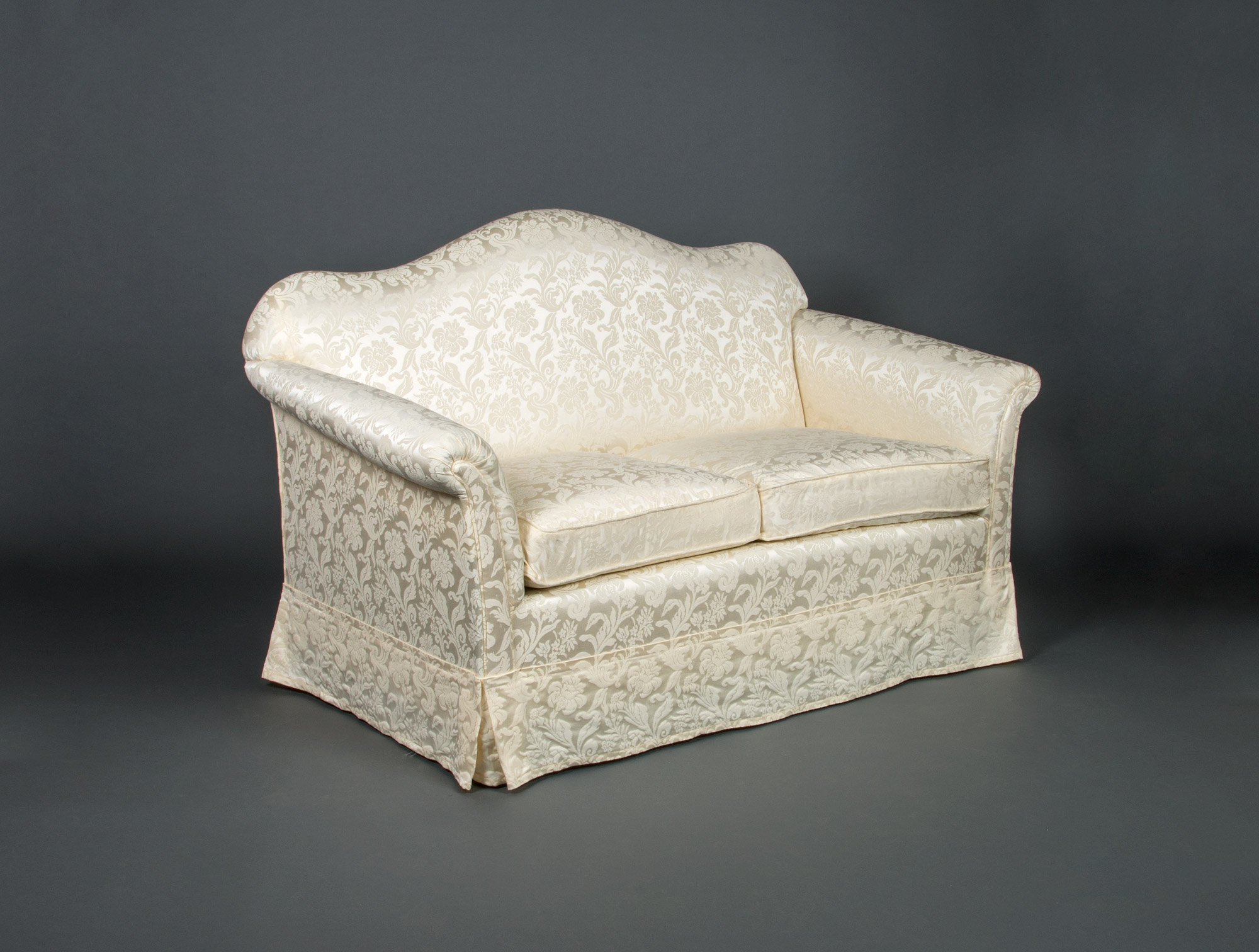 Cream satin living room suite Soubrier Rent Seats Living room suite