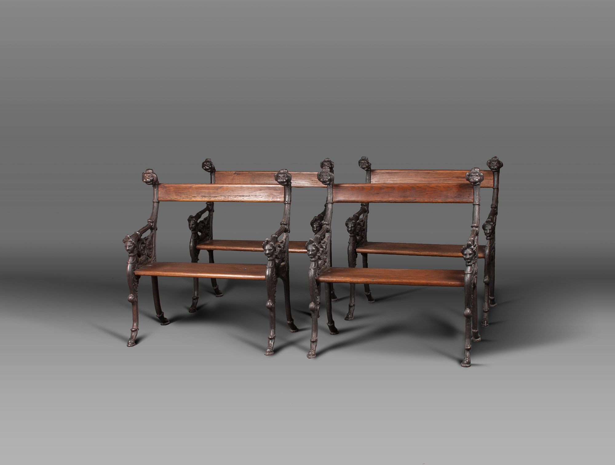 Nineteenth Benches Soubrier Rent Seats Seat Xixth