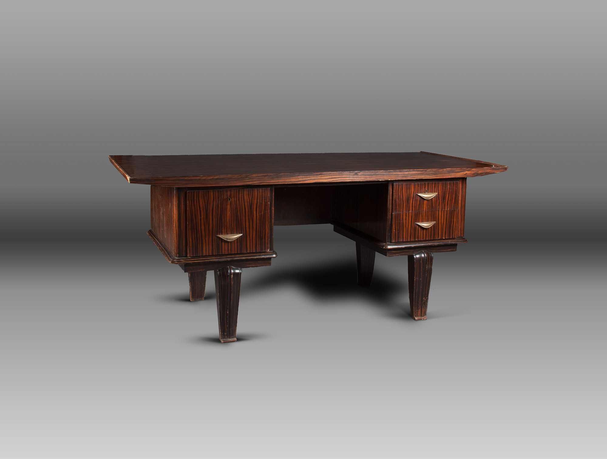 Macassar Ebony Desk Soubrier Rent Tables Desk Desk 1940s