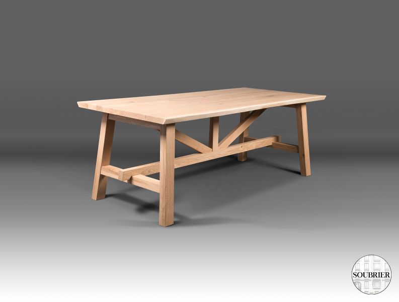 Solid oak table