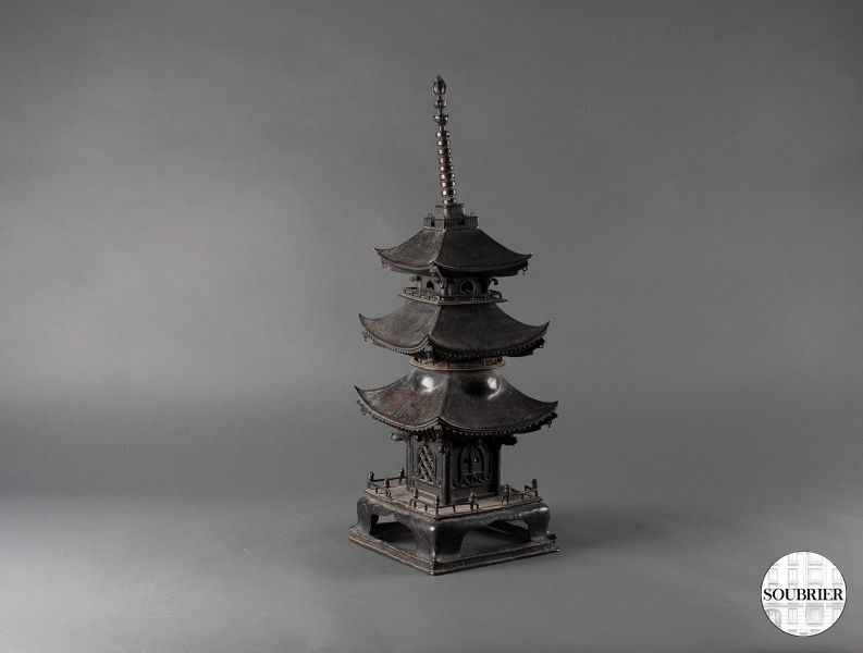 Large bronze pagoda
