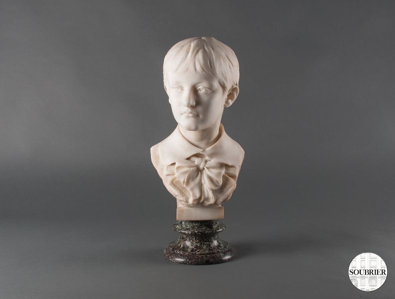 Bust of young man