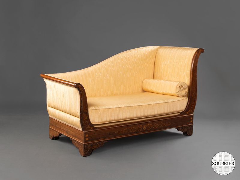 yellow chaise