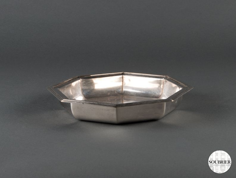 silver plated dish