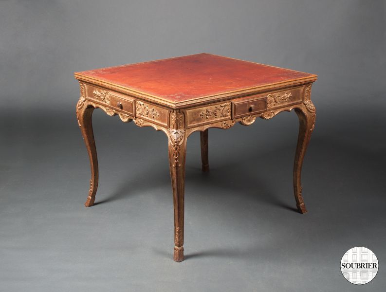 table à jeux Louis XV