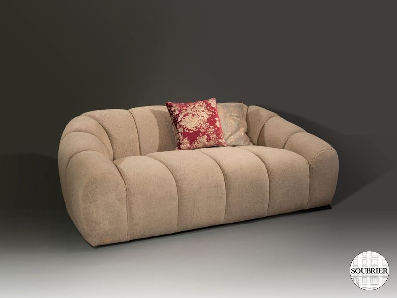 Canapé moderne tissu gris