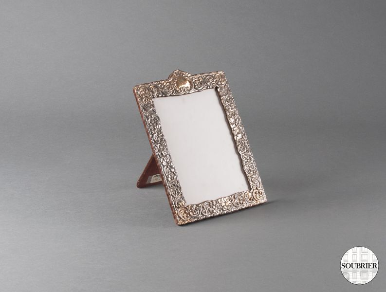 Silver photo frame