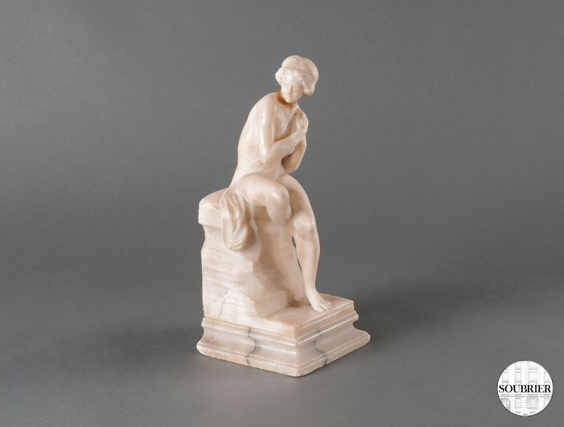 About a woman marble